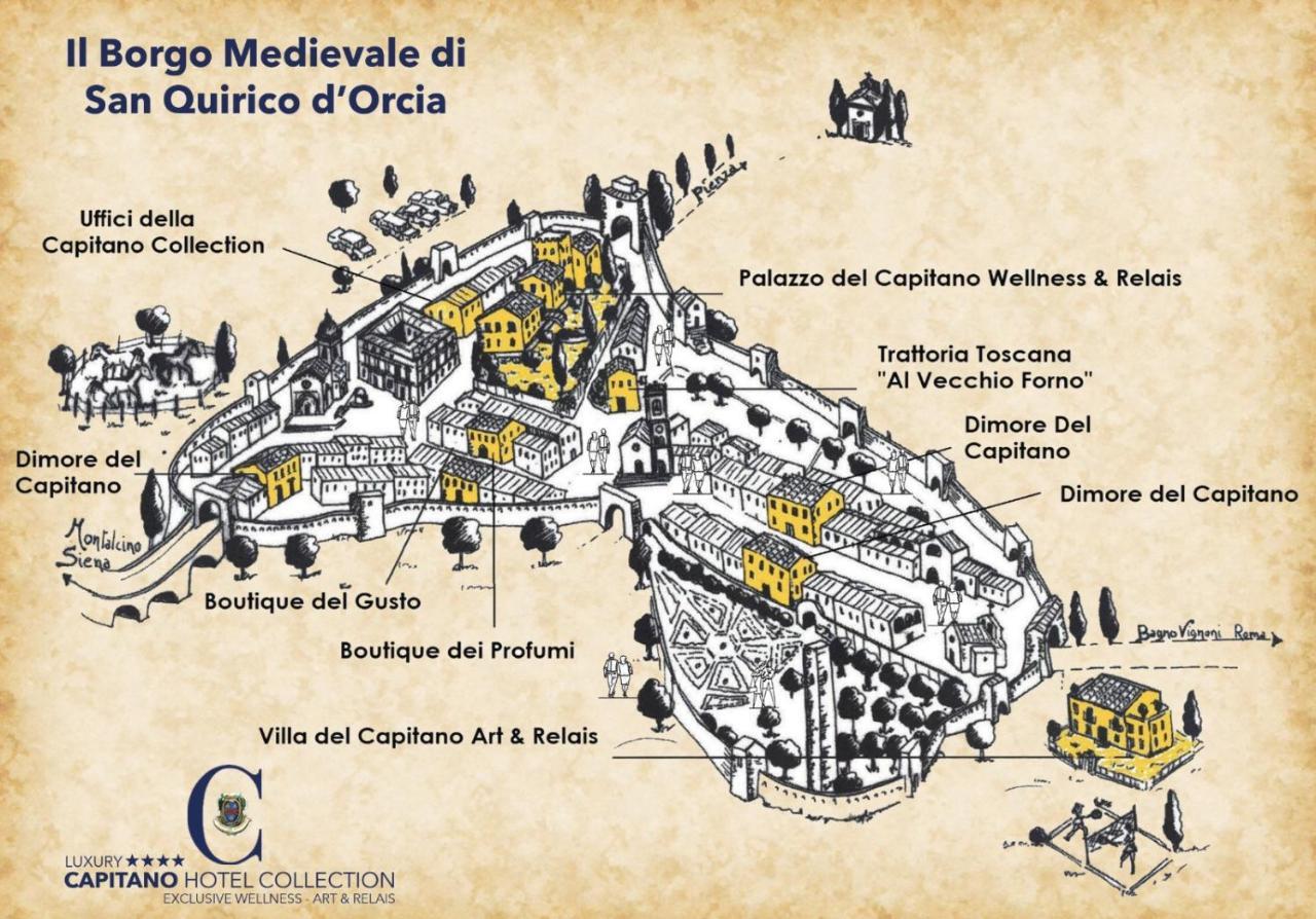 Torre Camaldoli B&B - Borgo Capitano Collection - Albergo Diffuso San Quirico dʼOrcia Exteriör bild